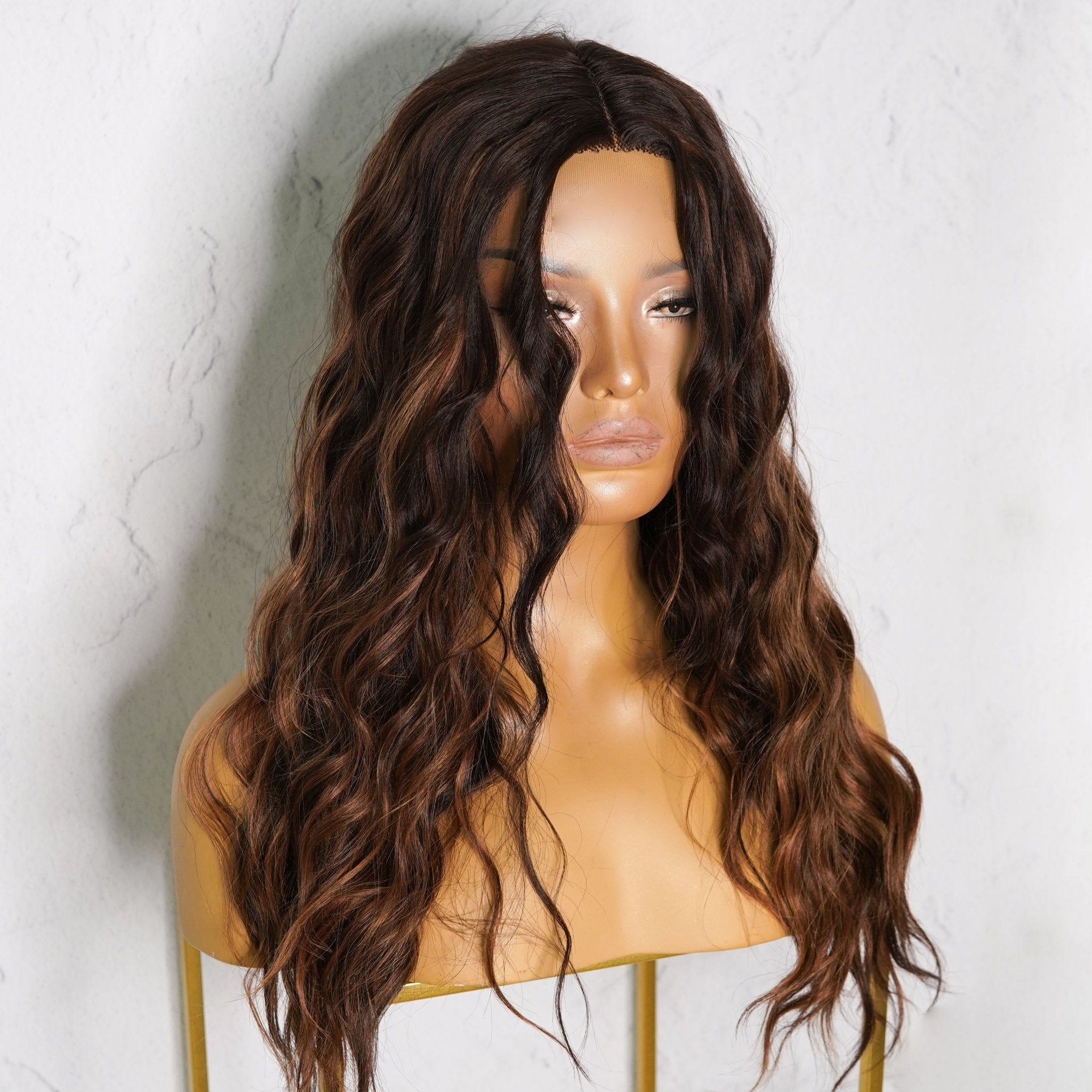 DIANNE Brown Lace Front Wig - Milk & Honey Wigs