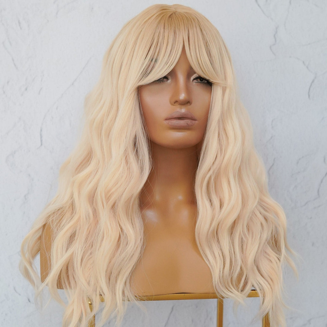 DIOR Blonde Ombre Fringe Wig - Milk &amp; Honey Wigs