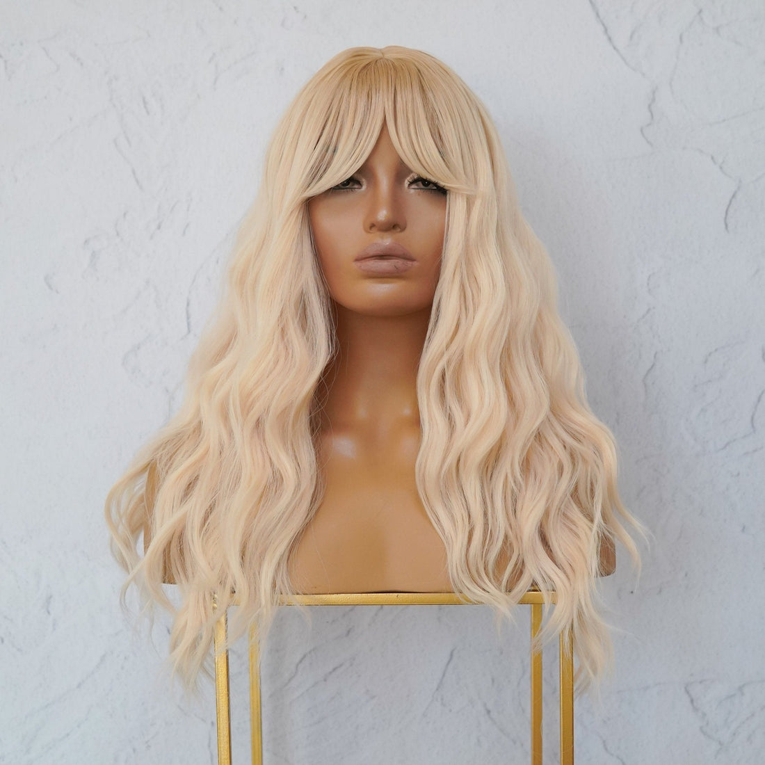 DIOR Blonde Ombre Fringe Wig - Milk &amp; Honey Wigs