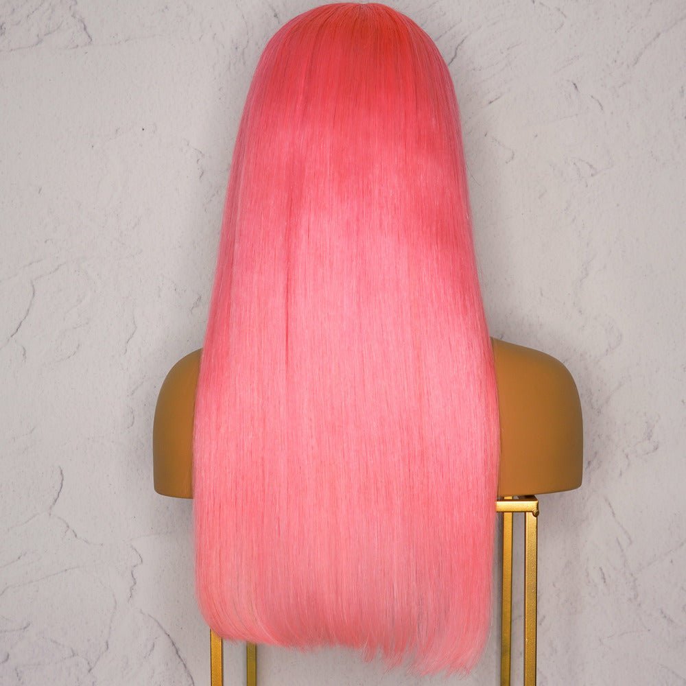 DOJA 2.0 Neon Pink Human Hair Lace Front Wig | Milk &amp; Honey Wigs