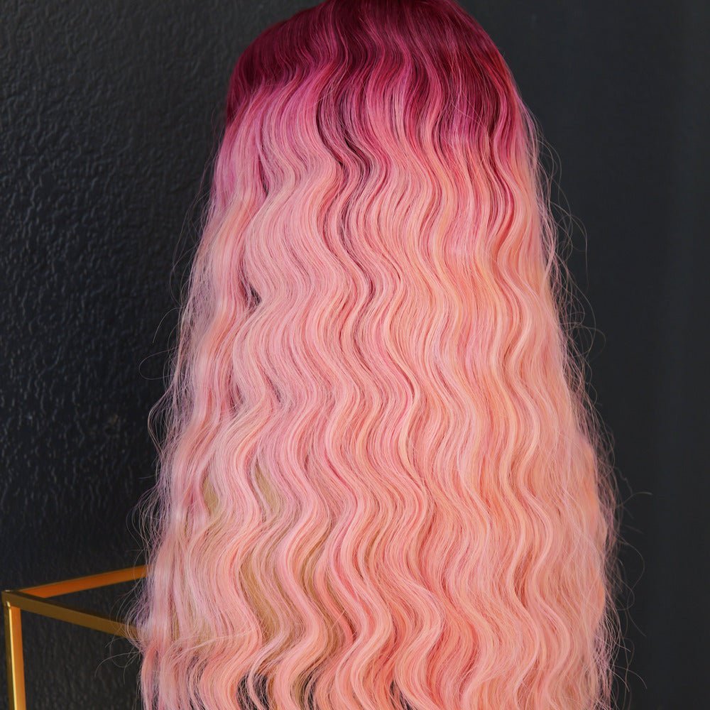 DREW Ombre Pink Lace Front Wig - Milk &amp; Honey Wigs