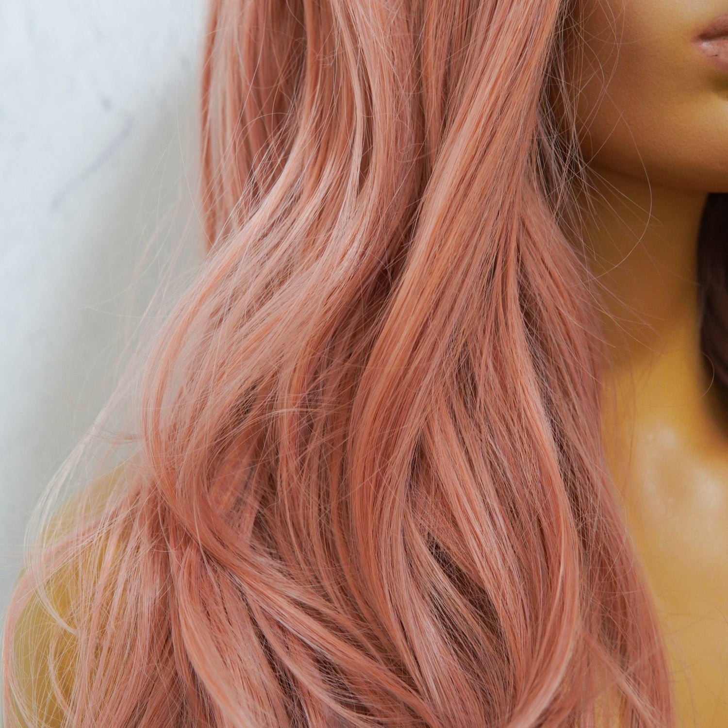 Dusty Pink Lace Front Wig - Milk &amp; Honey Wigs