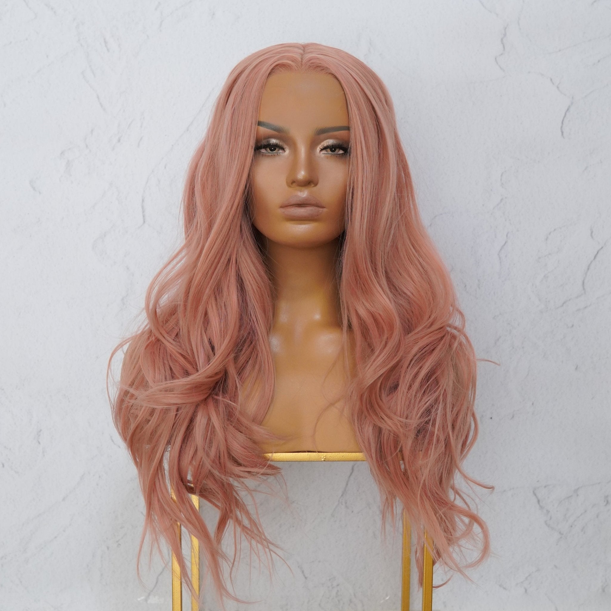 Dusty Pink Lace Front Wig - Milk &amp; Honey Wigs