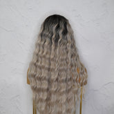 ELEANOR Grey Ombre Lace Front Wig - Milk & Honey Wigs