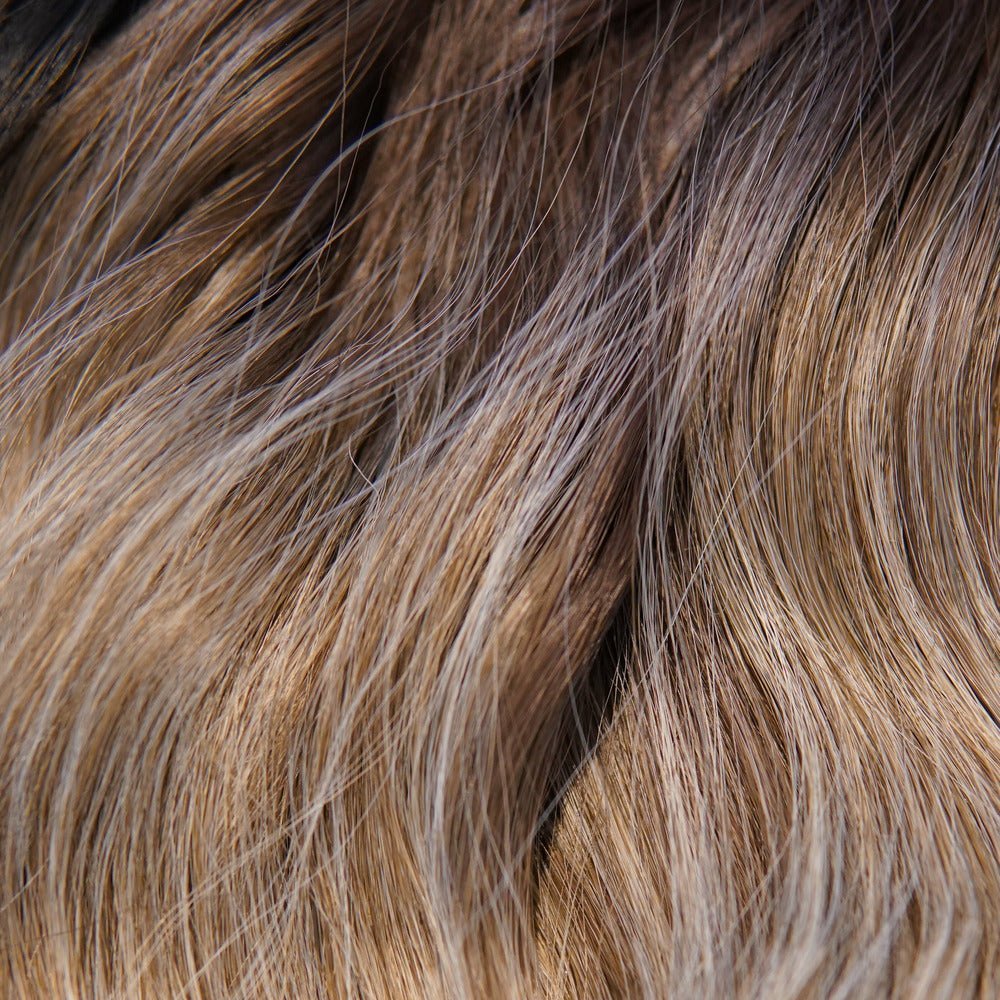 ELIZA synthetic ombre wavy ponytail, 18 inch | Milk &amp; Honey Wigs