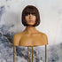 ELLE Dark Brown Fringe Wig - Milk & Honey Wigs