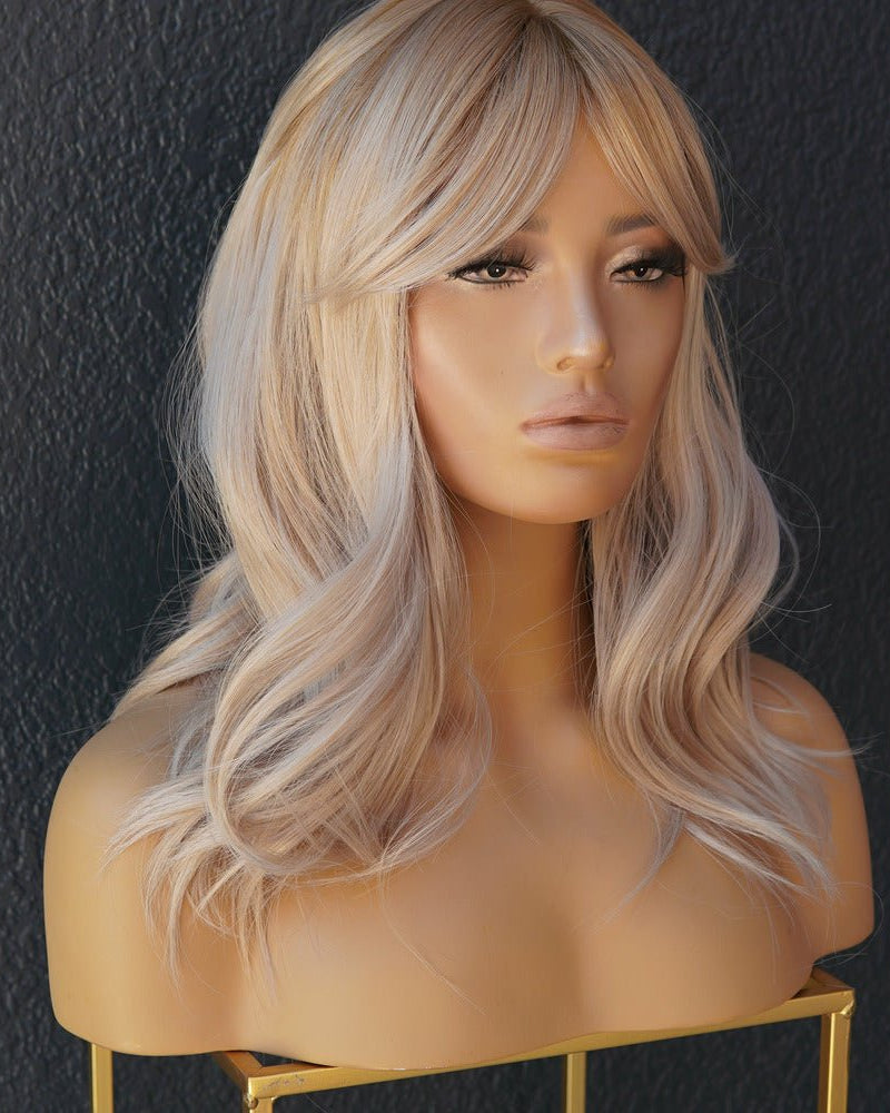 ELSA Ombre Blonde Fringe Wig - Milk & Honey