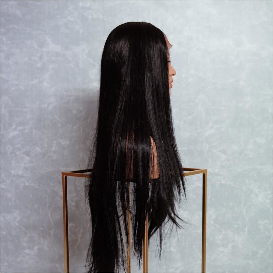 EMMA 28&quot; Black Lace Front Wig - Milk &amp; Honey Wigs