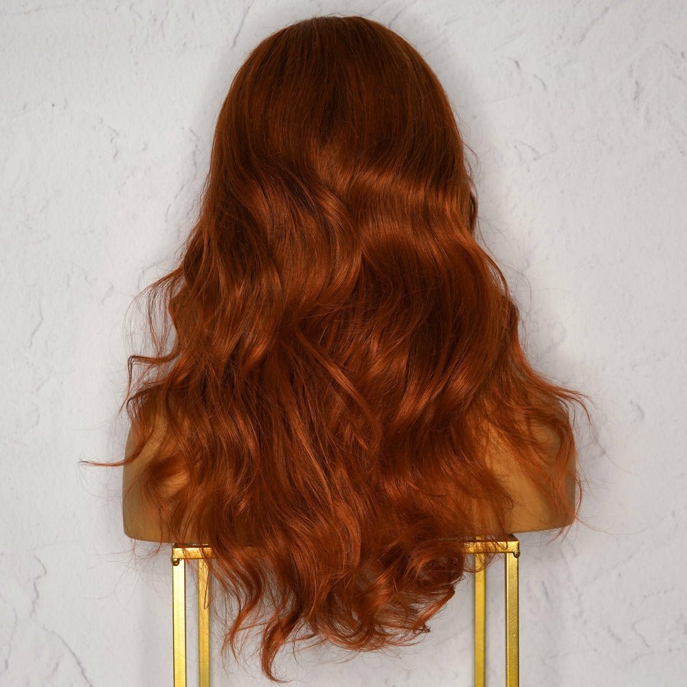 ERIKA - Ginger - Human Hair Wig | Ginger, 18 Inch, 13x6 Lace Front, Human Hair | Milk &amp; Honey Wigs