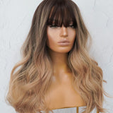 FIONA Ombre Fringe Wig - Milk & Honey