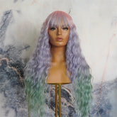 FLORA Rainbow Ombre Lace Front Wig - Milk & Honey Wigs