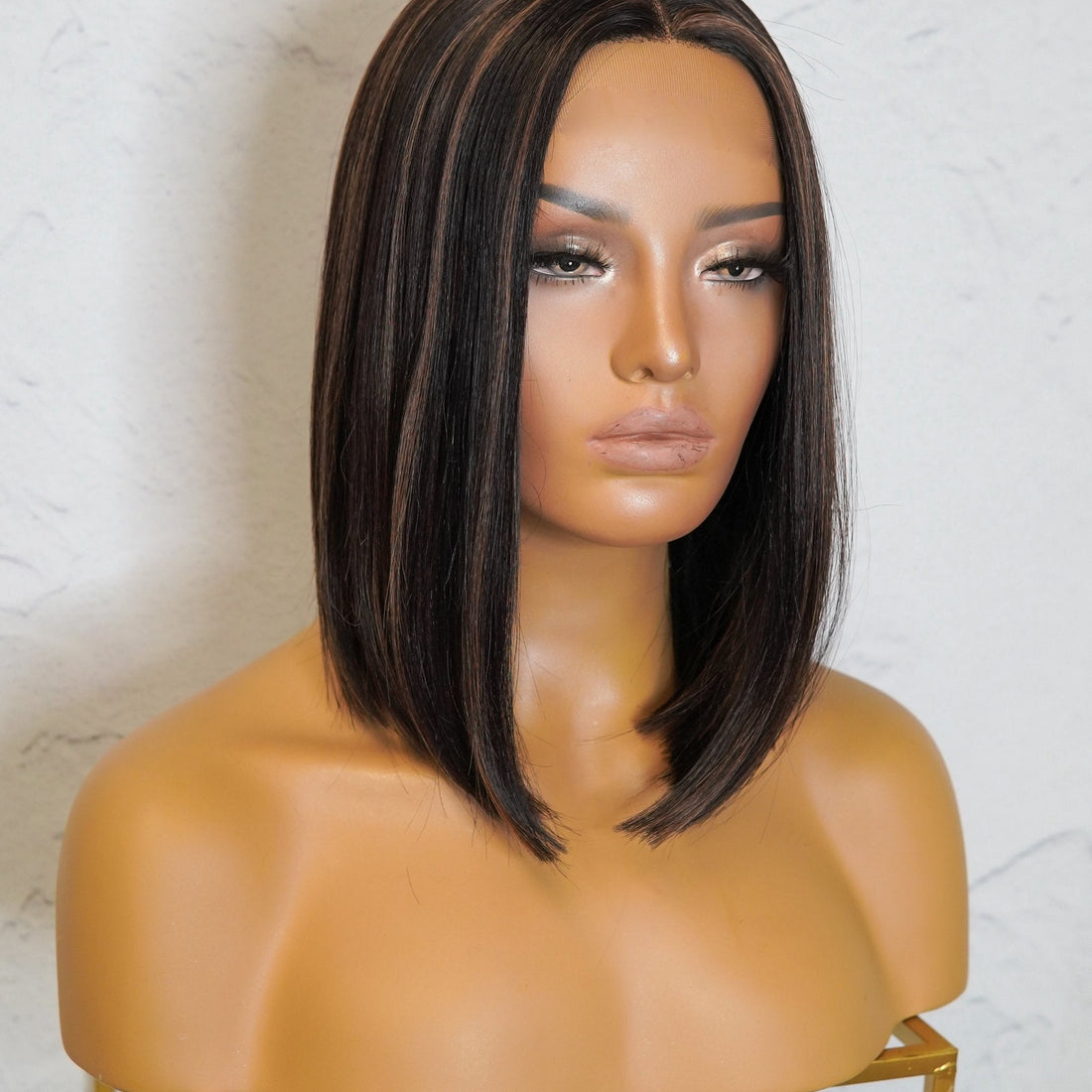 FRANKIE Chocolate Lace Front Wig - Milk &amp; Honey Wigs
