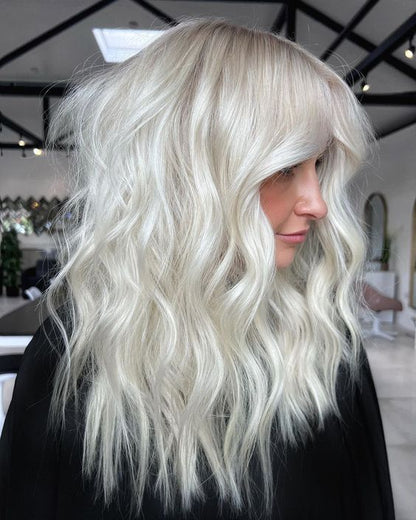 Genius Weft platinum shade 60 human hair extensions, 100g | Milk &amp; Honey Wigs