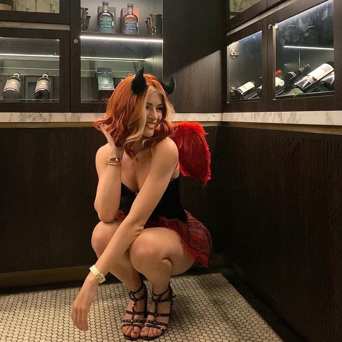 GIGI Red Lace Front Wig - Milk &amp; Honey Wigs