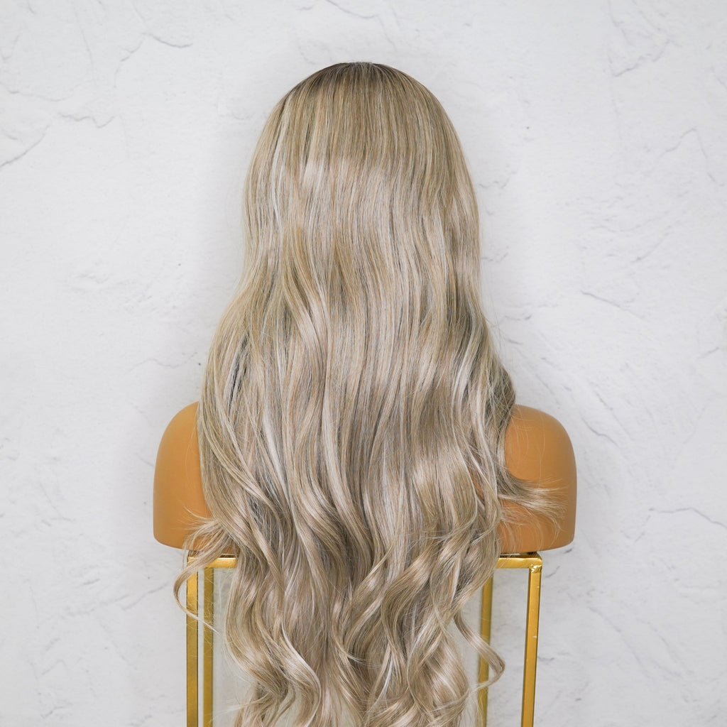 GISELE Ombre Blonde Lace Front Wig - Milk & Honey