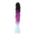 GRAPE JUICE THREE TONE OMBRÉ 24" - Milk & Honey Wigs