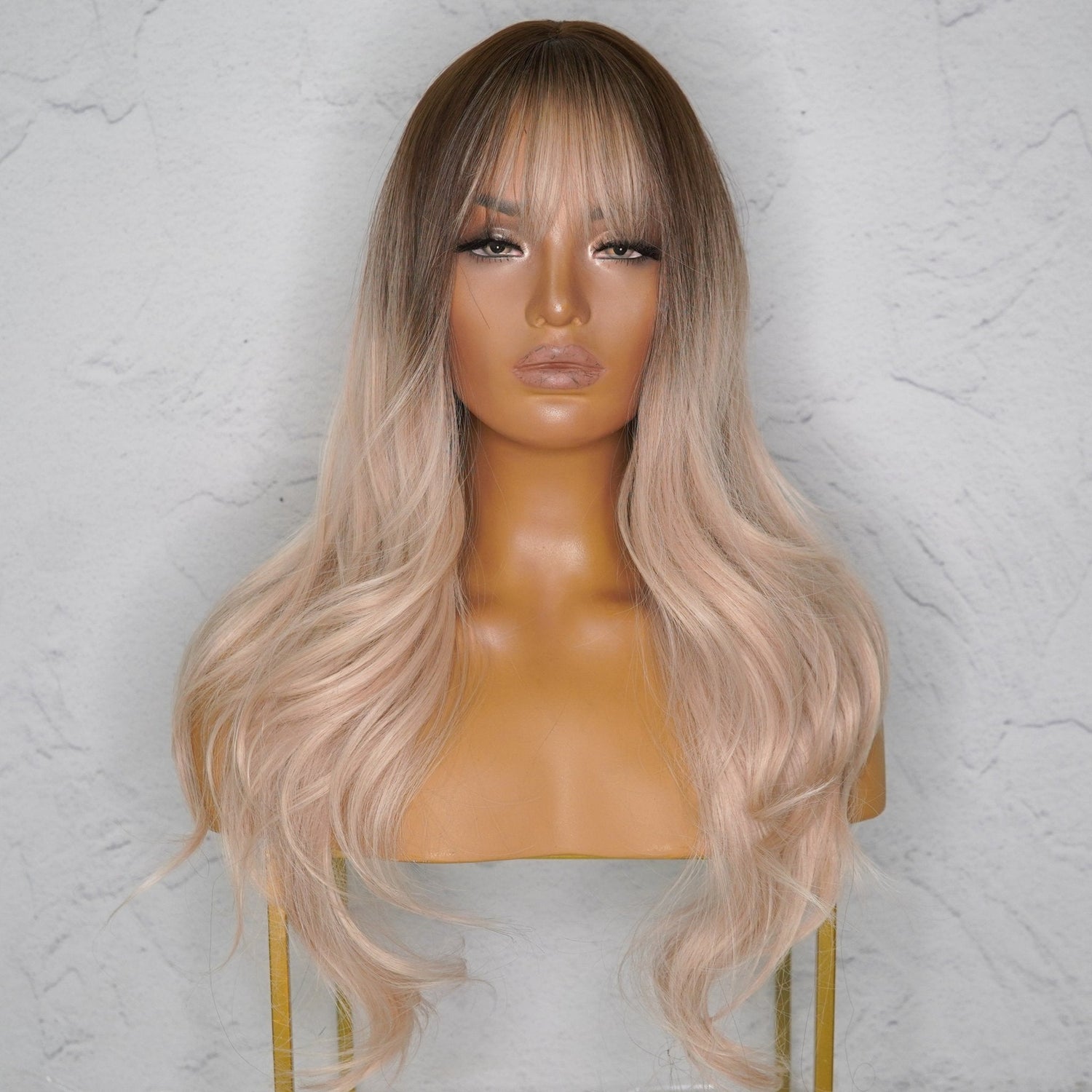 GWEN Ombre Fringe Wig - Milk &amp; Honey Wigs