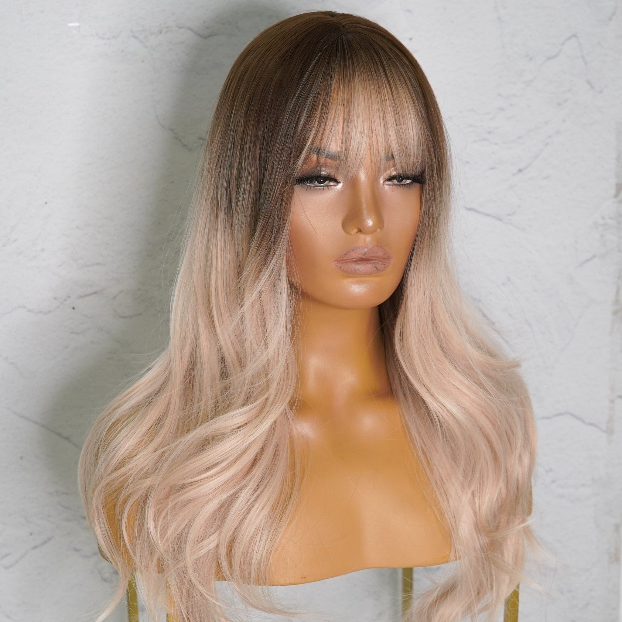 GWEN Ombre Fringe Wig - Milk & Honey Wigs
