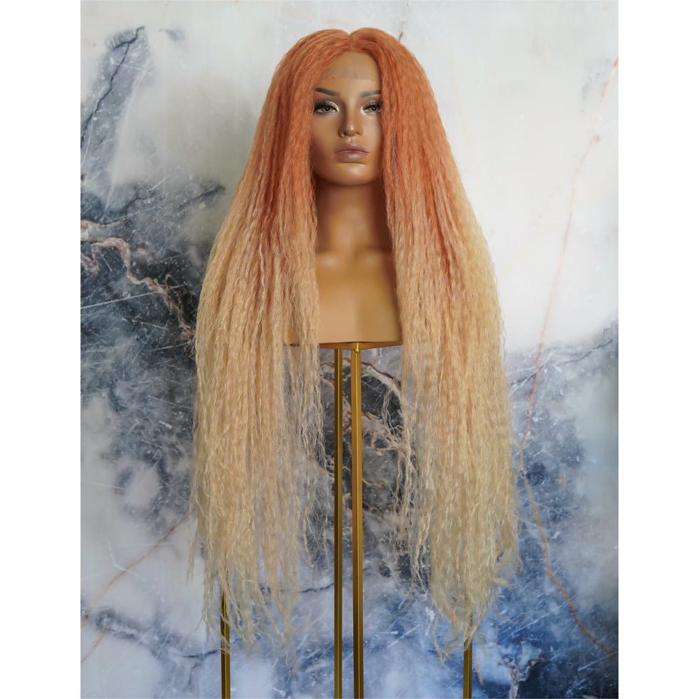 HALO Orange Ombre Lace Front Wig - Milk & Honey Wigs