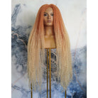 HALO Orange Ombre Lace Front Wig - Milk & Honey Wigs