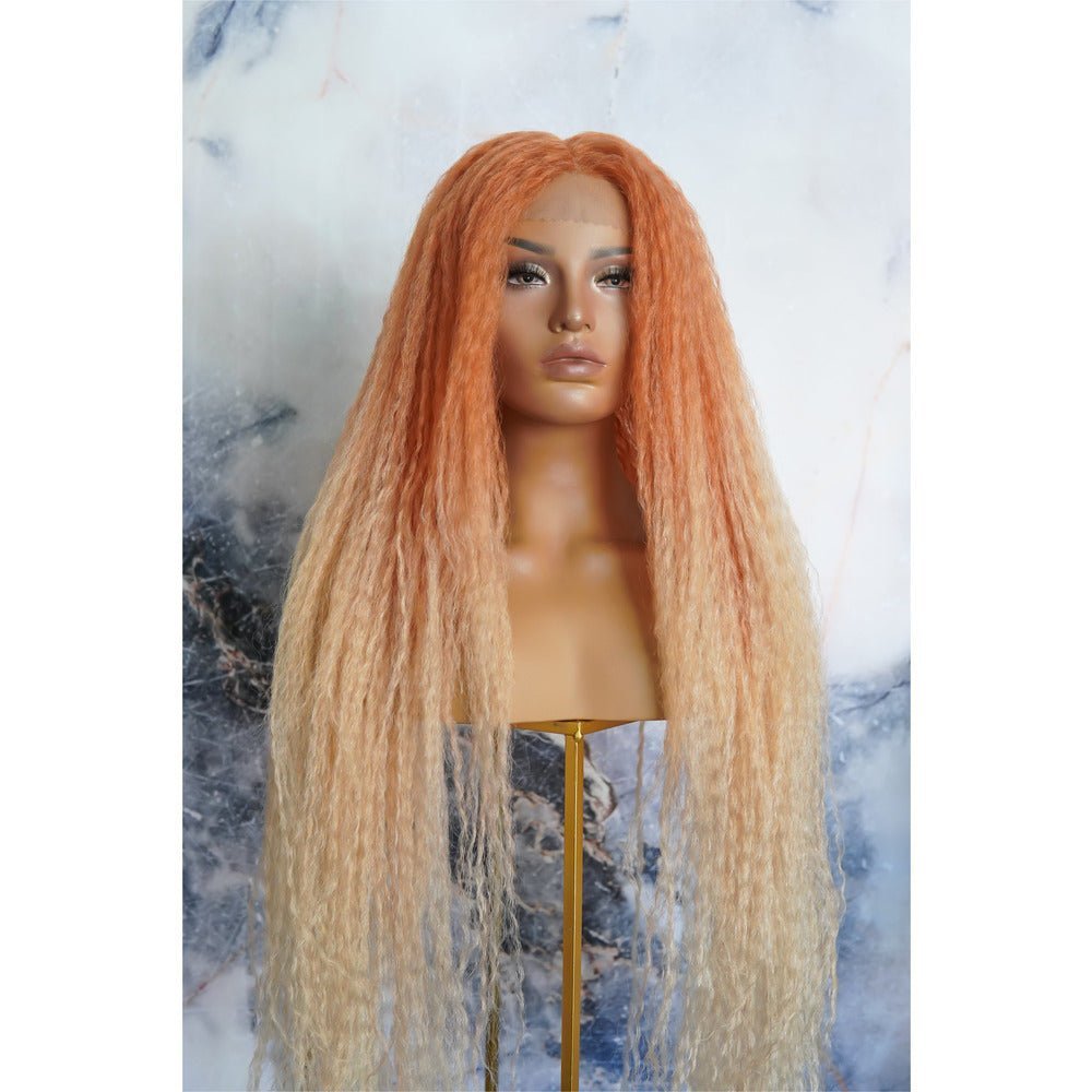 HALO Orange Ombre Lace Front Wig - Milk & Honey Wigs