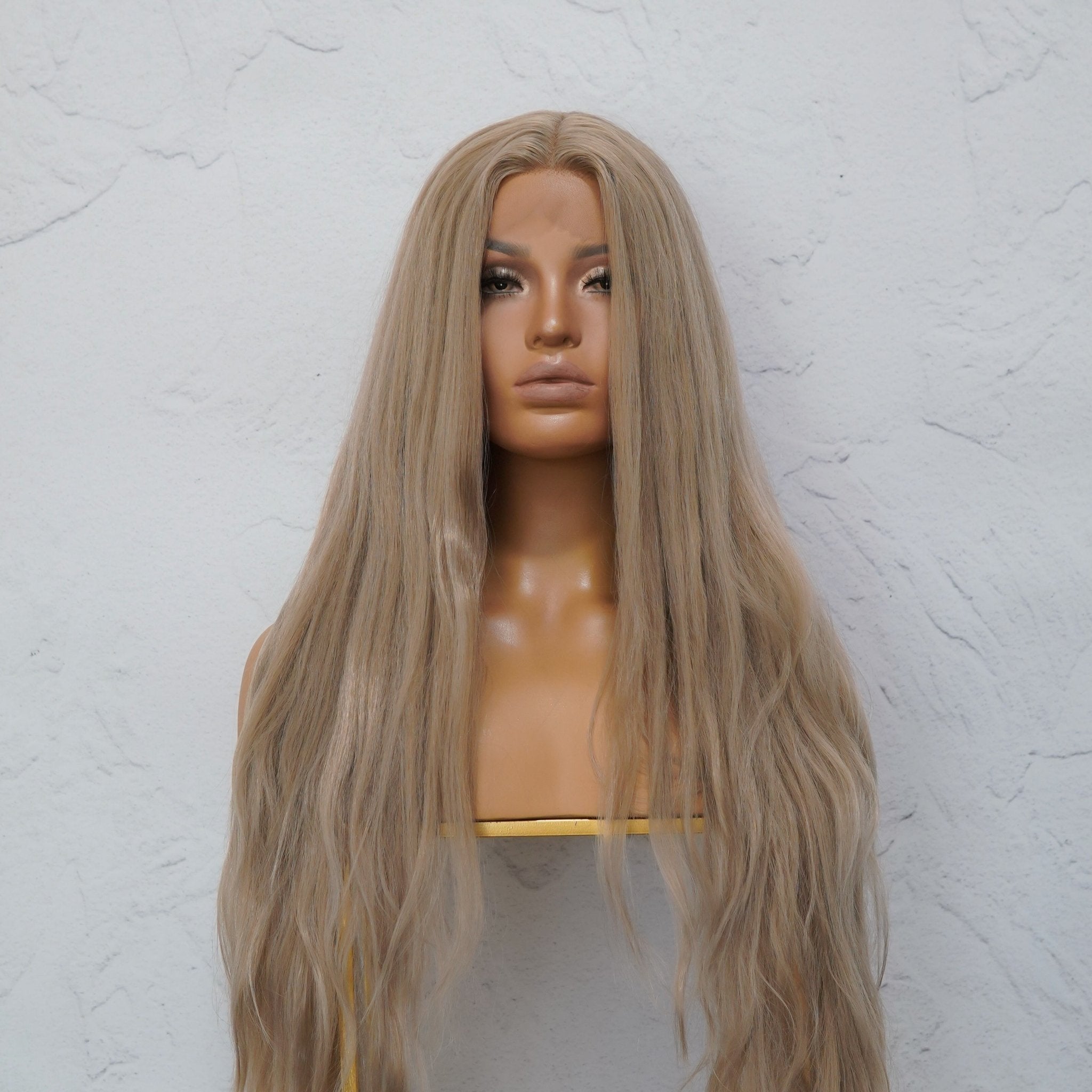 HANNAH Ash Blonde Lace Front Wig - Milk & Honey Wigs