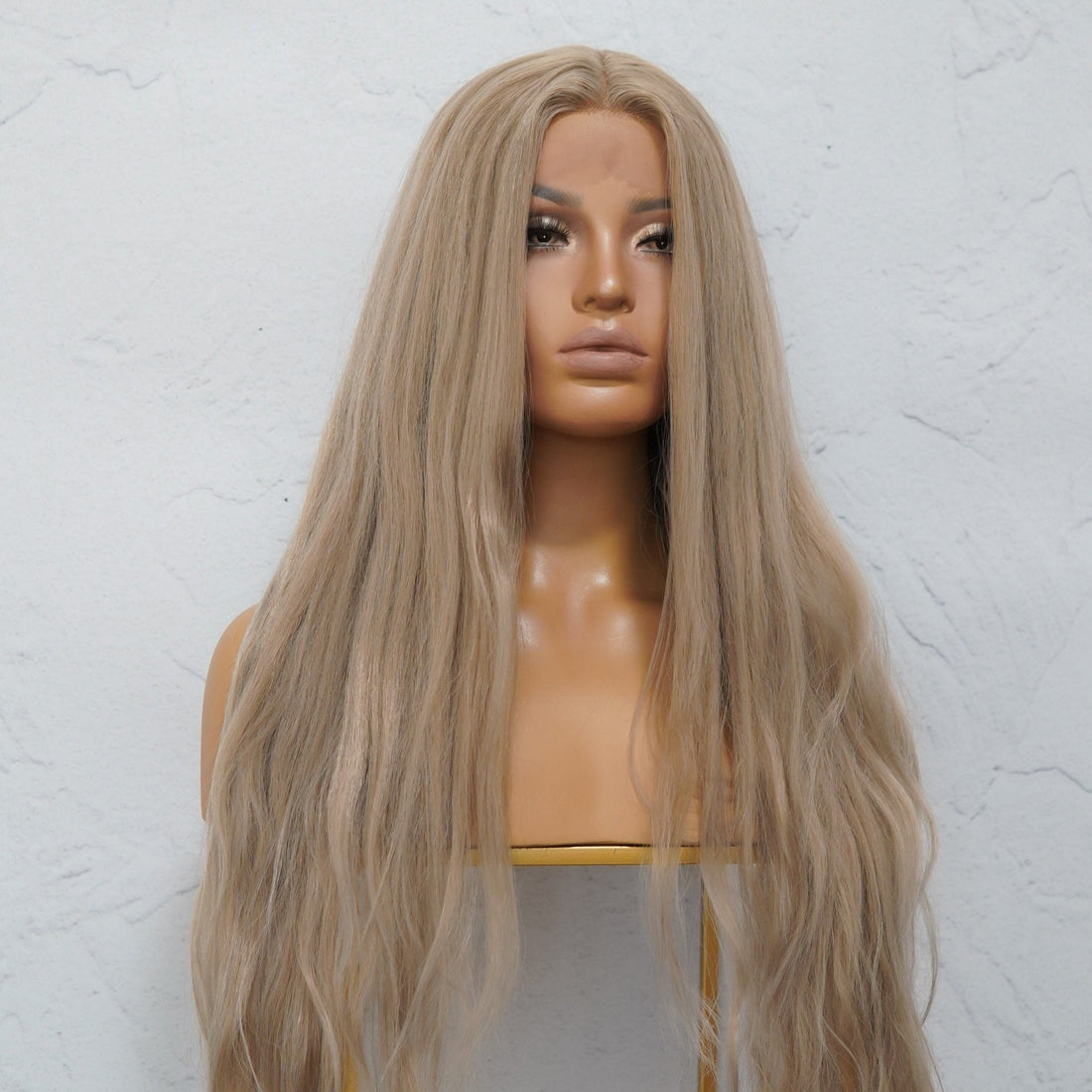 HANNAH Ash Blonde Lace Front Wig - Milk &amp; Honey Wigs