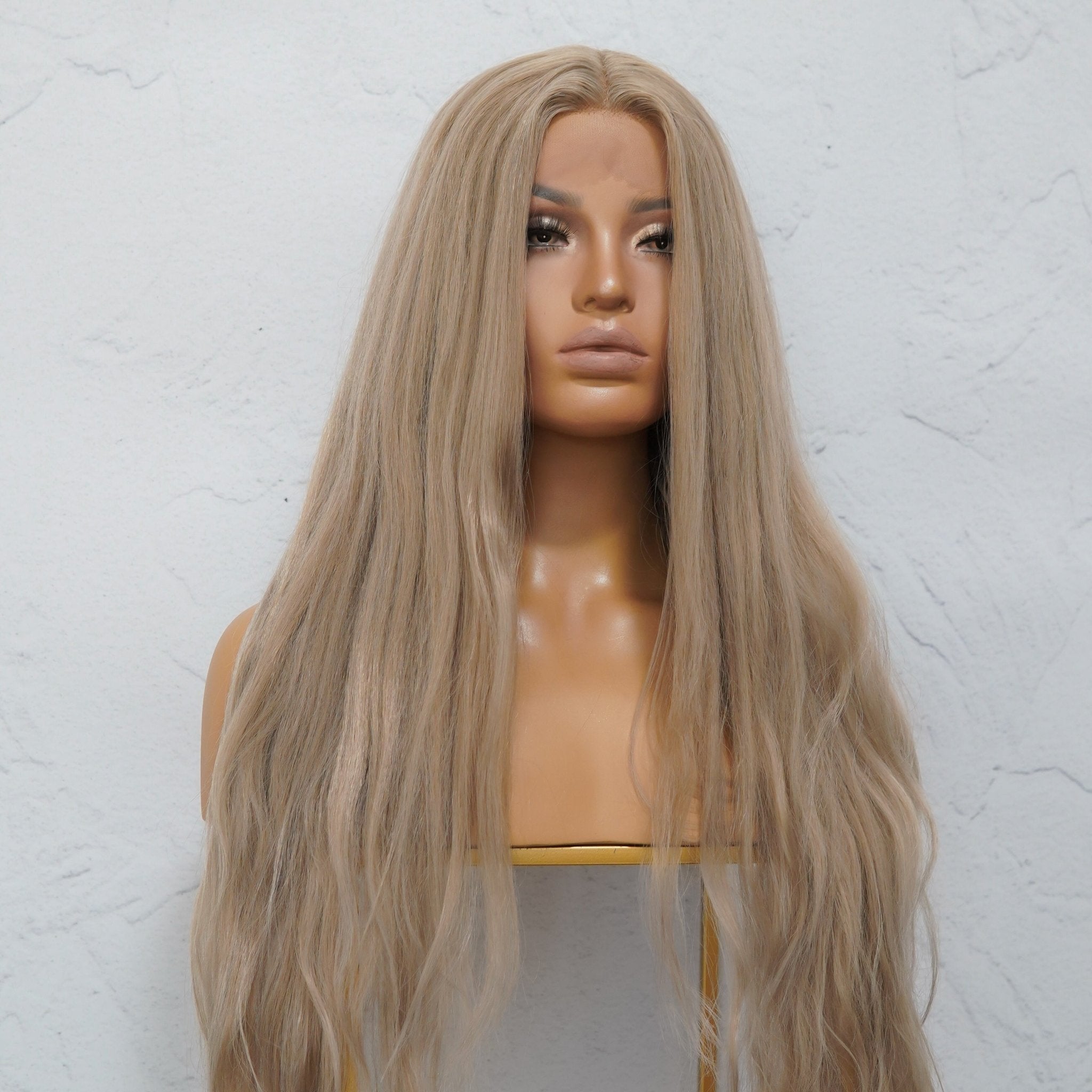 HANNAH Ash Blonde Lace Front Wig - Milk & Honey Wigs