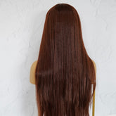 HANNAH Copper Brown Lace Front Wig - Milk & Honey Wigs