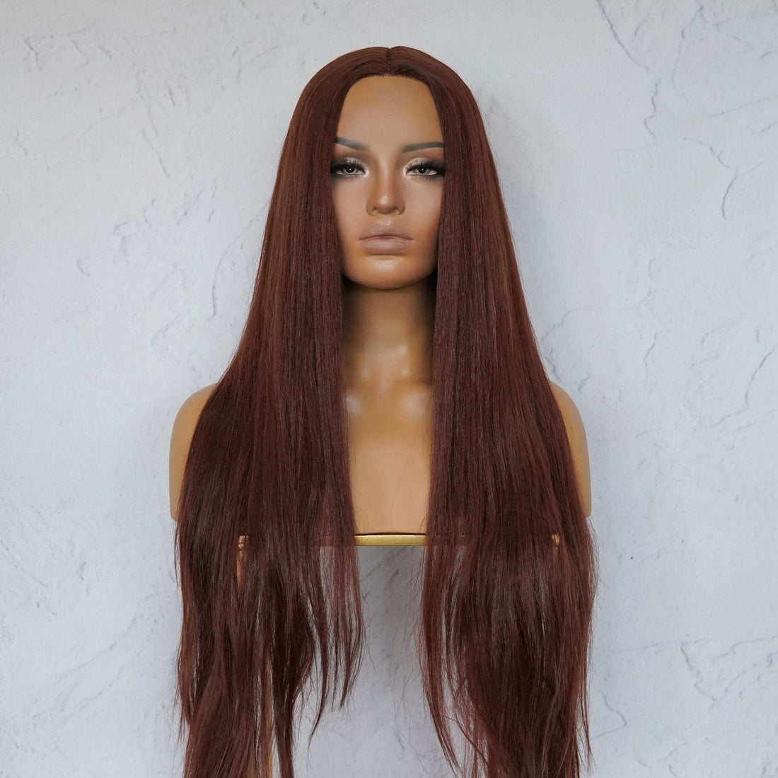 HANNAH Copper Brown Lace Front Wig - Milk &amp; Honey Wigs