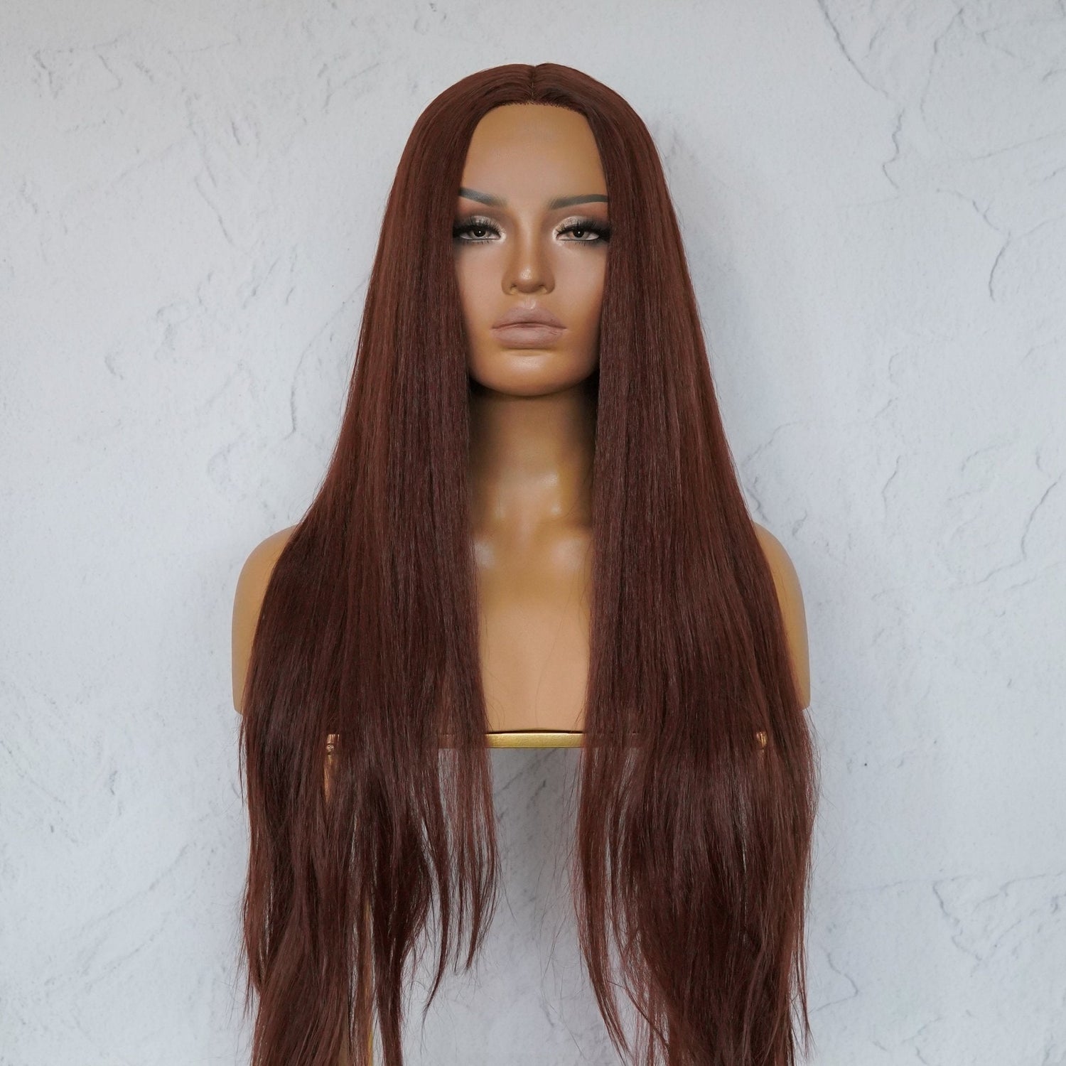 HANNAH Copper Brown Lace Front Wig - Milk &amp; Honey Wigs
