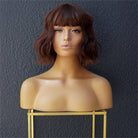 HARLOW Brown Bob Fringe Wig - Milk & Honey Wigs
