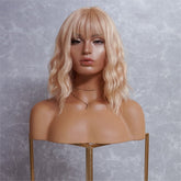HAYLEY Blonde Bob Fringe Wig - Milk & Honey Wigs