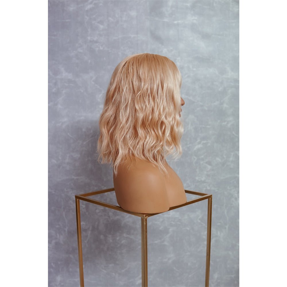 HAYLEY Blonde Bob Fringe Wig - Milk &amp; Honey Wigs