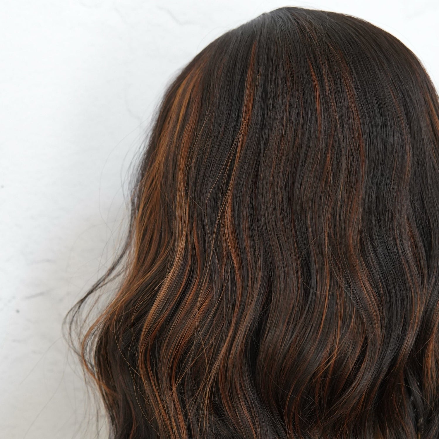 HAYLEY Darkest Brown with Highlights Bob Fringe Wig - Milk &amp; Honey Wigs