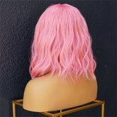HAYLEY Pink Bob Fringe Wig - Milk & Honey Wigs