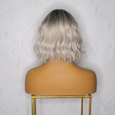 HAYLEY White Ash Blonde Bob Fringe Wig - Milk & Honey Wigs