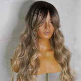 HENLEY Ash Blonde Lace Fringe Wig - Milk & Honey Wigs