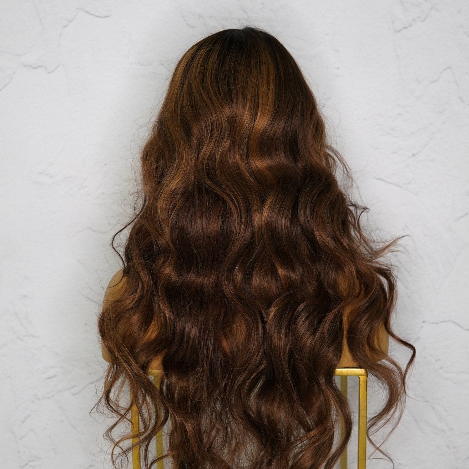 HENLEY Chocolate Brown Lace Fringe Wig - Milk &amp; Honey Wigs