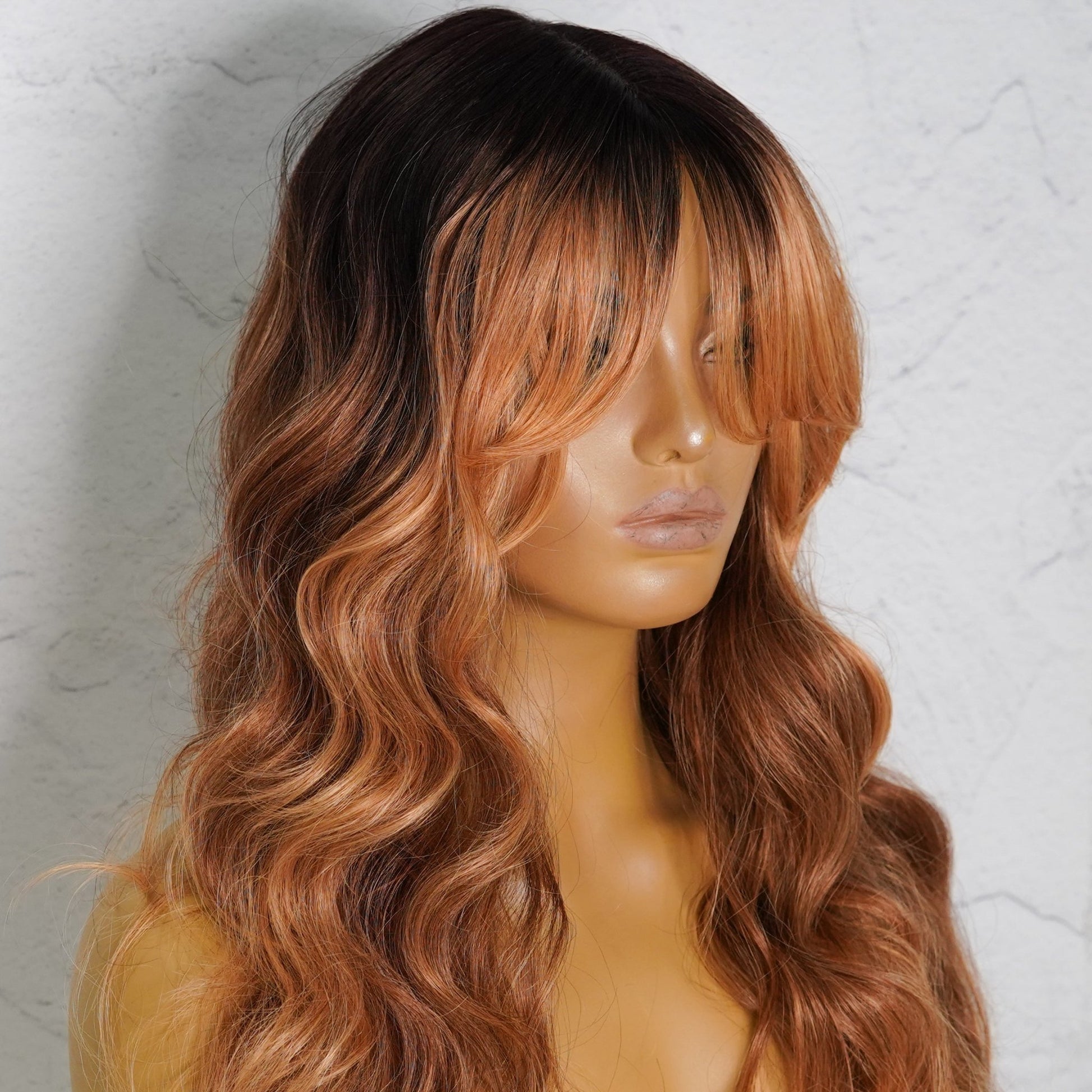 HENLEY Flame Lace Fringe Wig - Milk & Honey