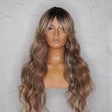 HENLEY Ombre Lace Fringe Wig - Milk & Honey