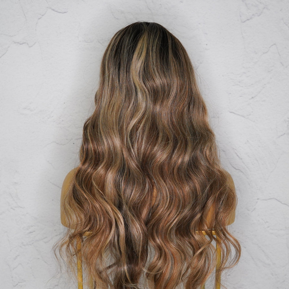 HENLEY Ombre Lace Fringe Wig - Milk & Honey