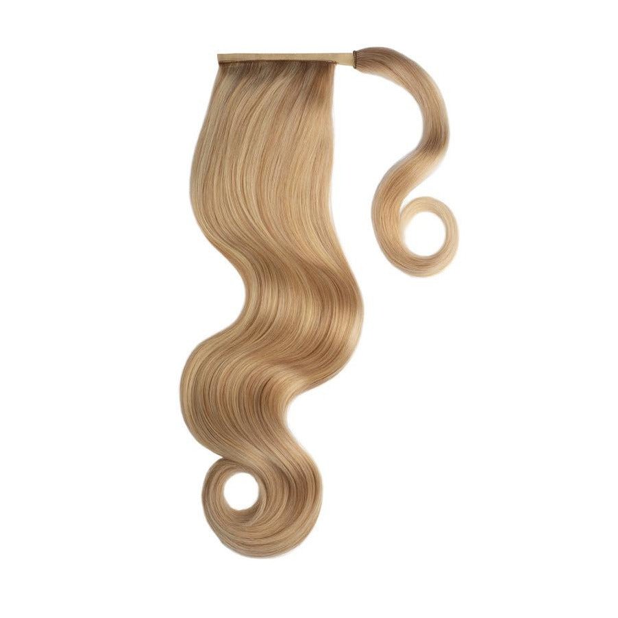 HONEYCOMB HIGHLIGHTS Remy Human Hair Ponytail - Milk &amp; Honey Wigs