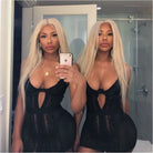 Ice Cold White Blonde Lace Front Wig - Milk & Honey Wigs