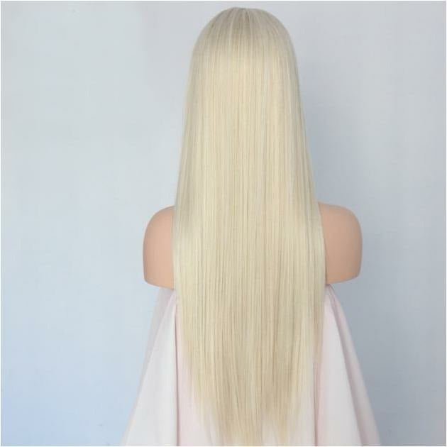 Ice Cold White Blonde Lace Front Wig - Milk & Honey Wigs