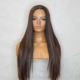IMOGEN Chocolate Lace Front Wig - Milk & Honey Wigs