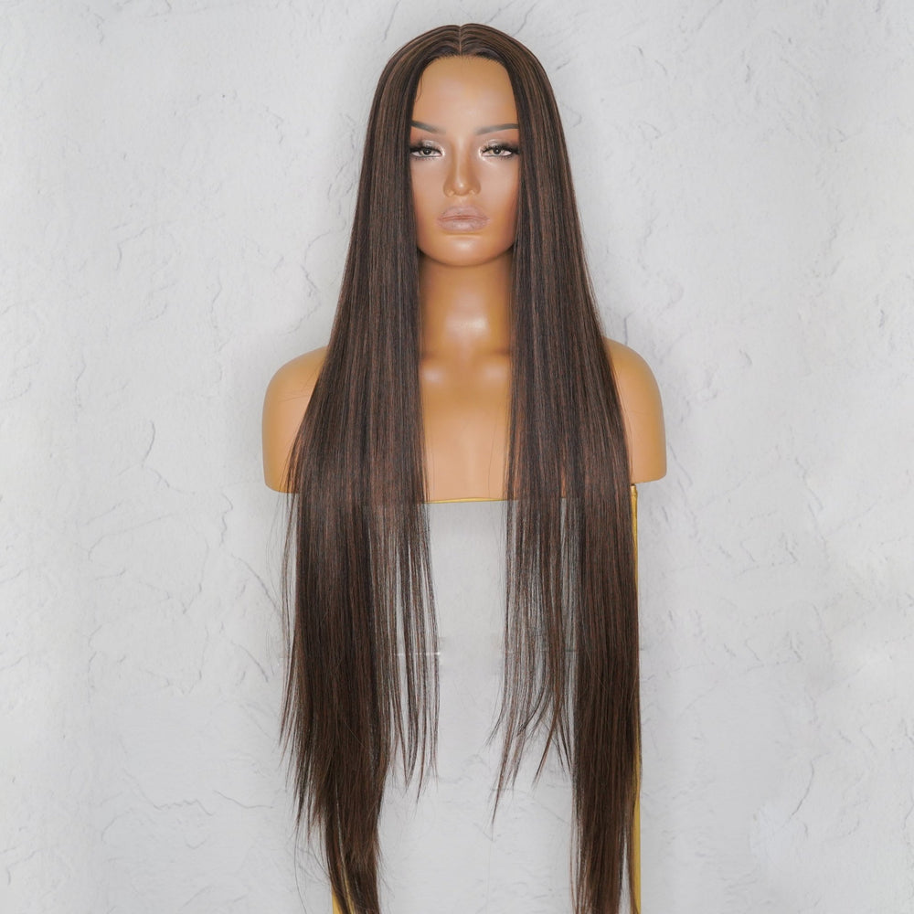 ISABELLE Chocolate 30" Lace Front Wig - Milk & Honey