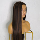 ISABELLE Chocolate 30" Lace Front Wig - Milk & Honey