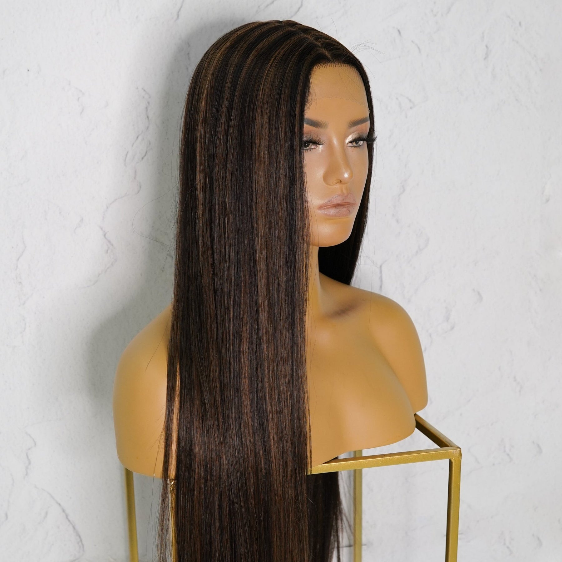 ISABELLE Chocolate 30" Lace Front Wig - Milk & Honey