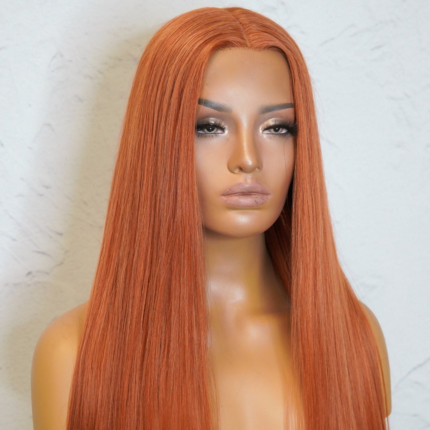 ISABELLE Copper 30&quot; Lace Front Wig - Milk &amp; Honey Wigs